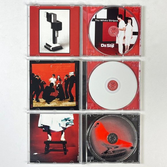 The White Stripes  3 CD Bundle Blood Cells De Stijl Elephant 2001-2003 Jack Meg - Picture 4 of 4